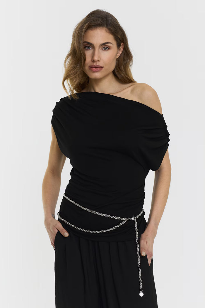 LUVIA BELLY CHAIN  Silver