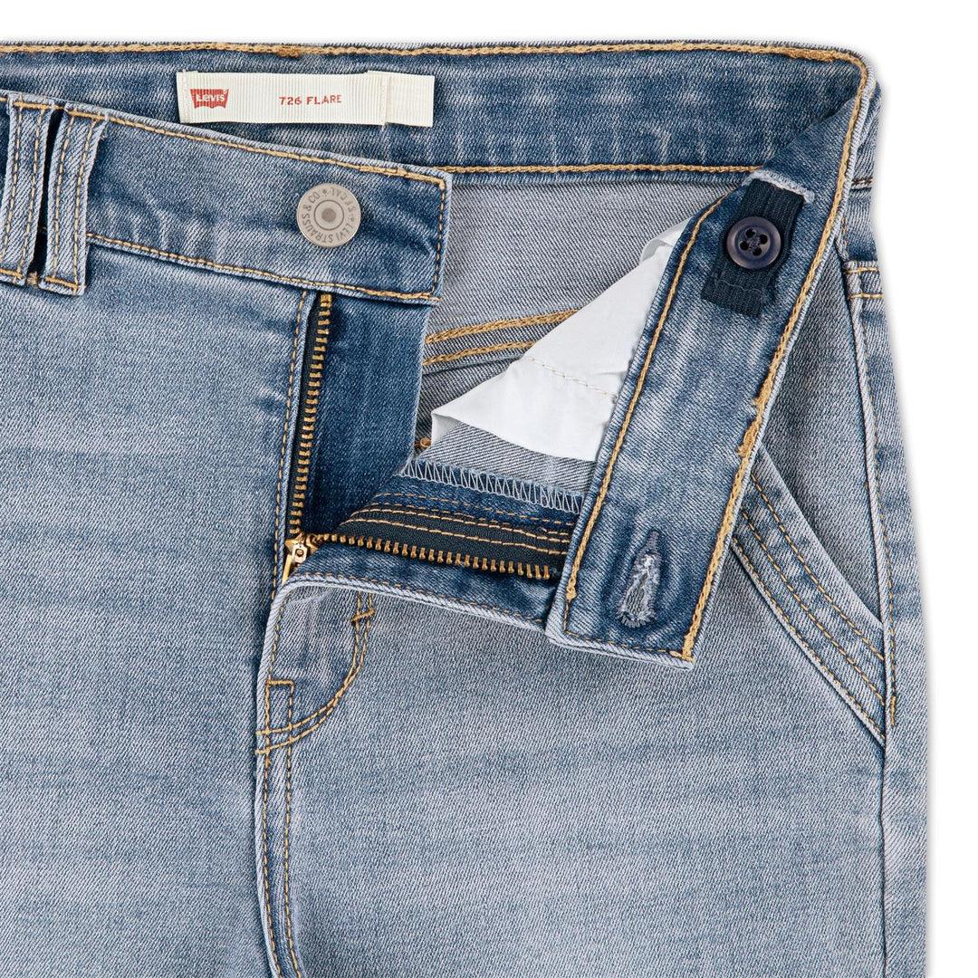 726 FLARE W/ POCKET DETAIL  Worn In Blue