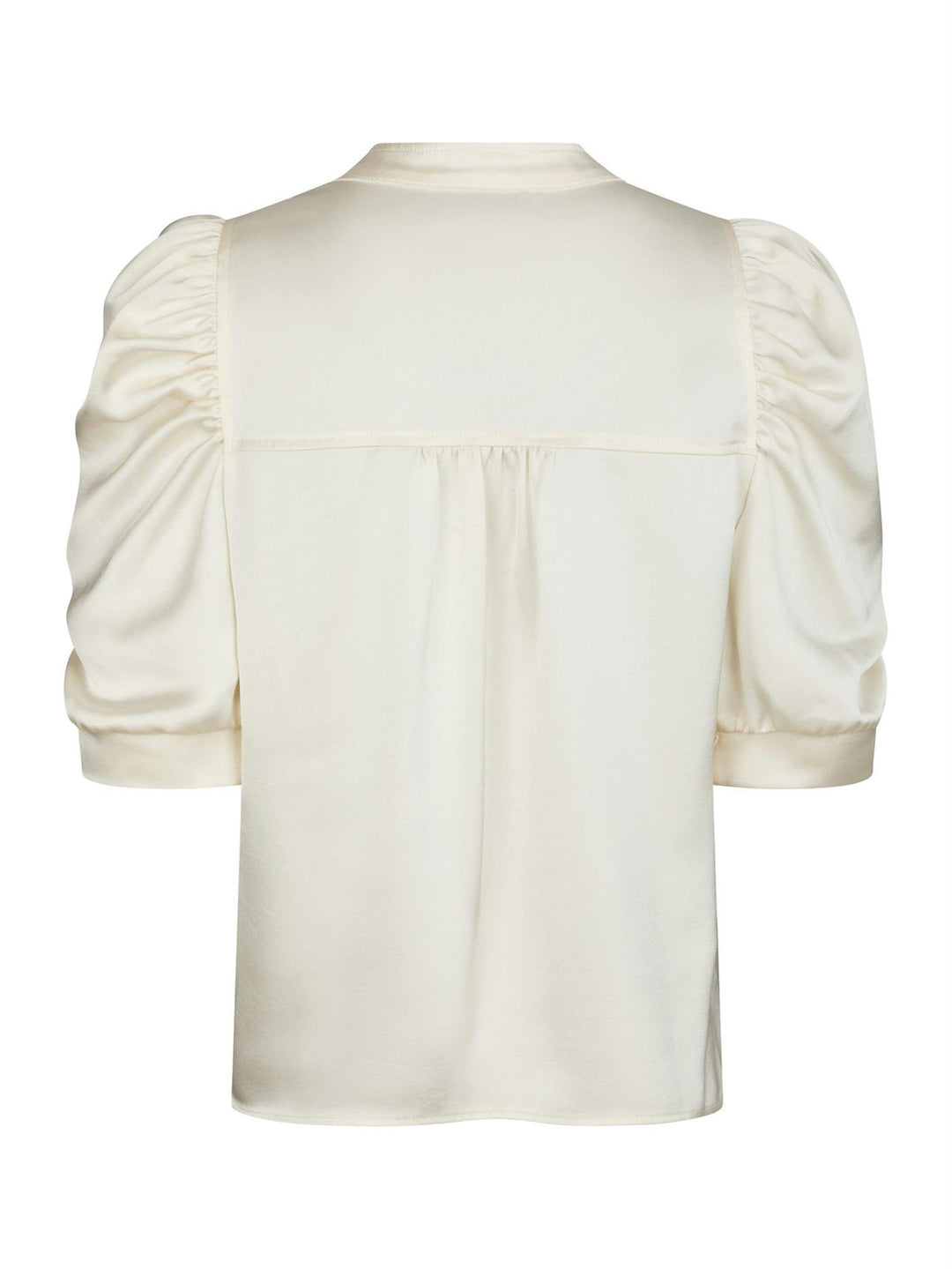 Roella Heavy Sateen Blouse  Pearl