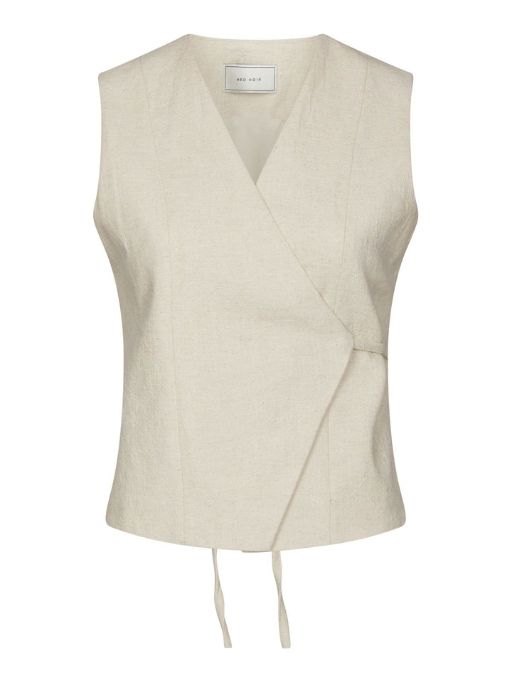 Samara Ramie Waistcoat  Natural
