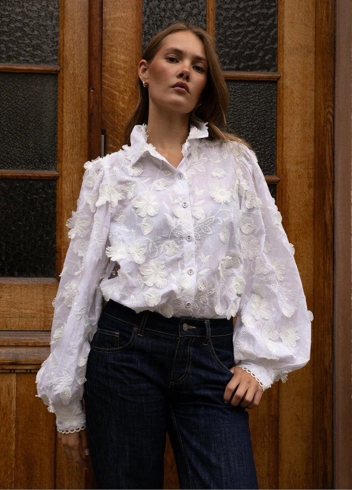 Anaya Shirt Ivory Atelier  Ivory Atelier