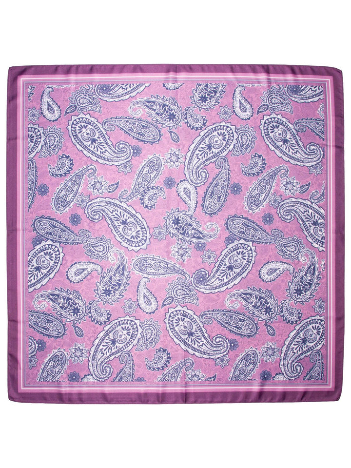 SKJERF DOBBELTSIDE PAISLEY  Rosa