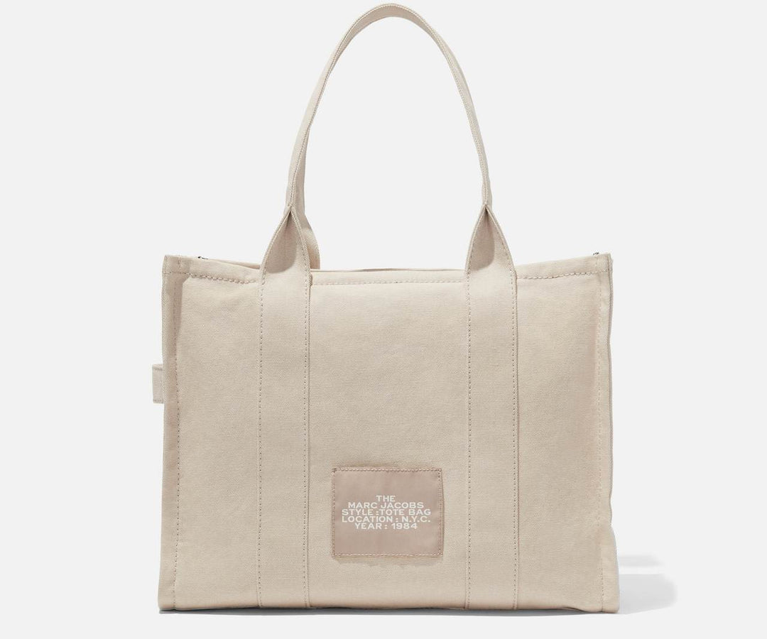 THE MEDIUM TOTE COTTON  Beige