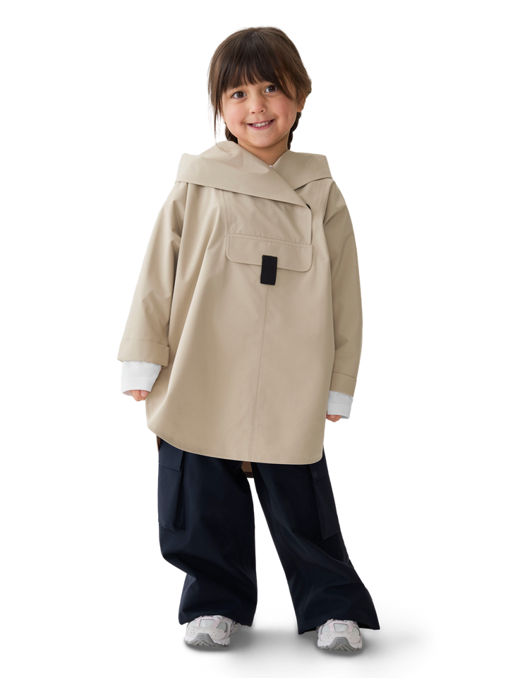 BERGEN MINI PONCHO  Beige