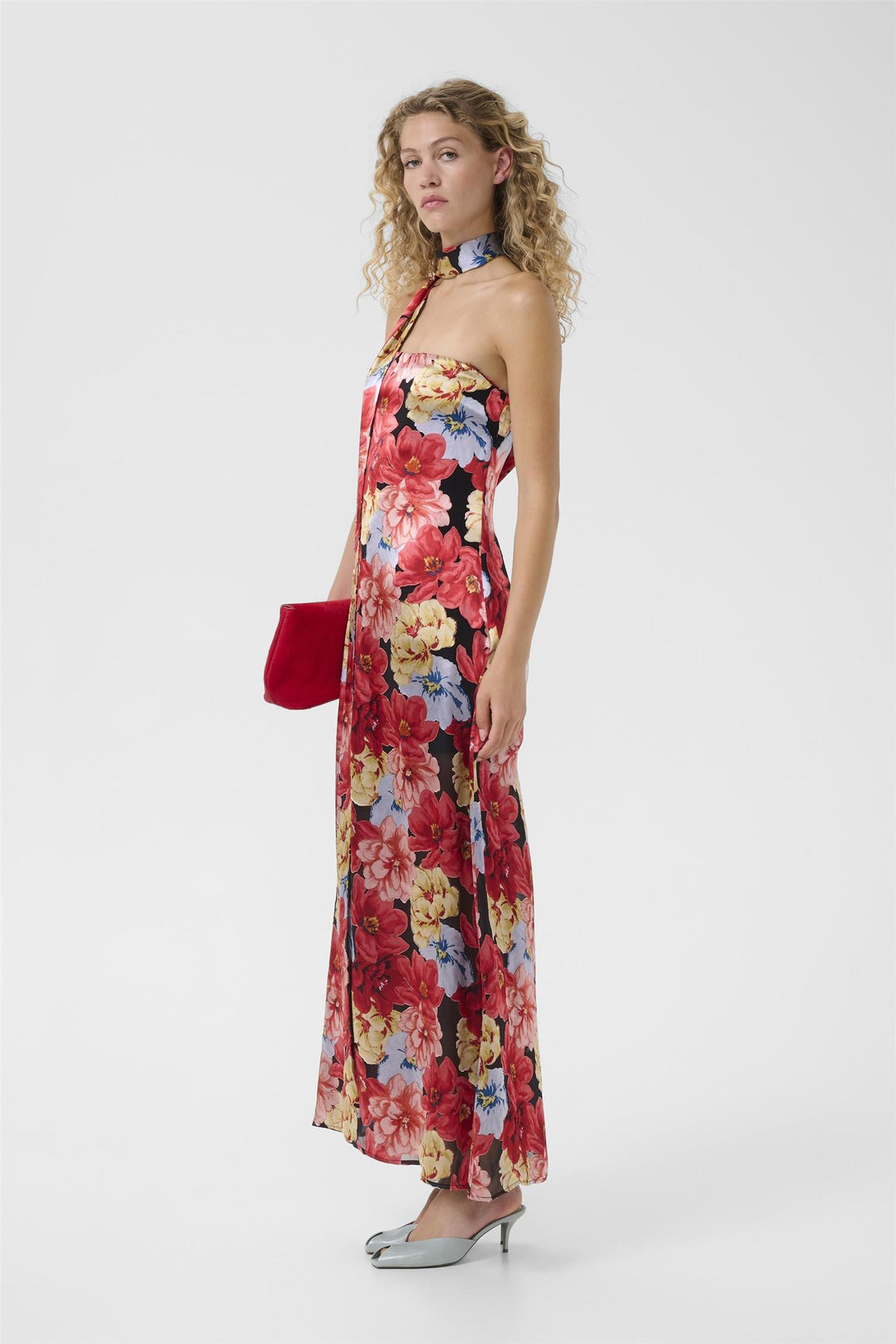 Sigrida P Silk Dress  Dessert Flower Multi