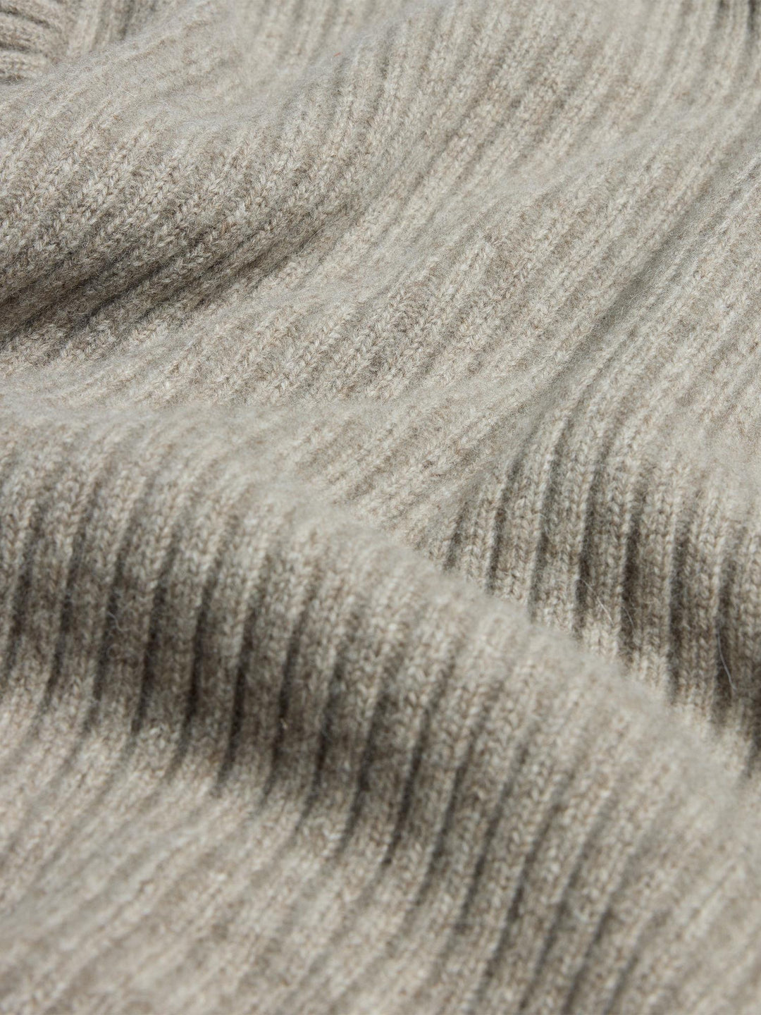 Amara Rib Turtleneck  Taupe