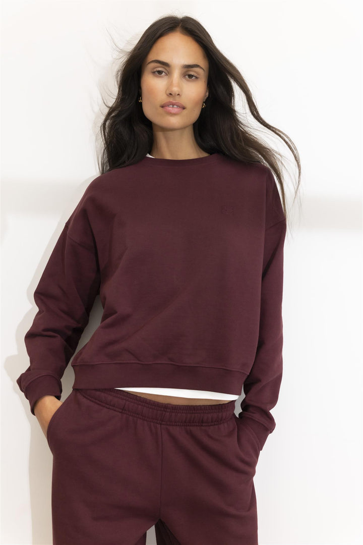Mara Sweatshirt  Deep Plum