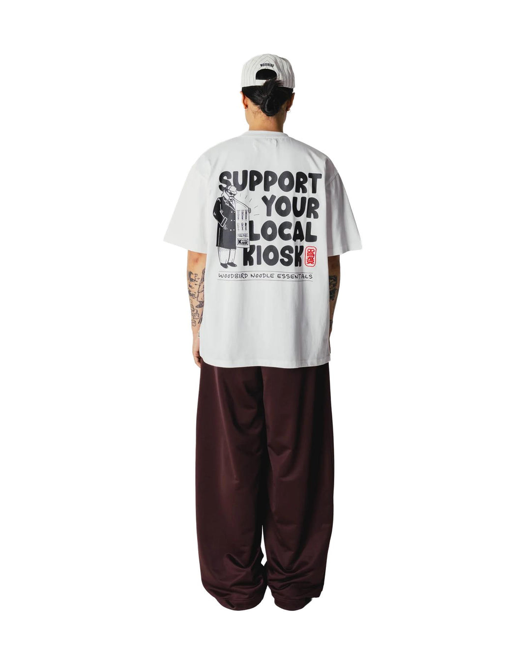 WBBaine Support Tee White