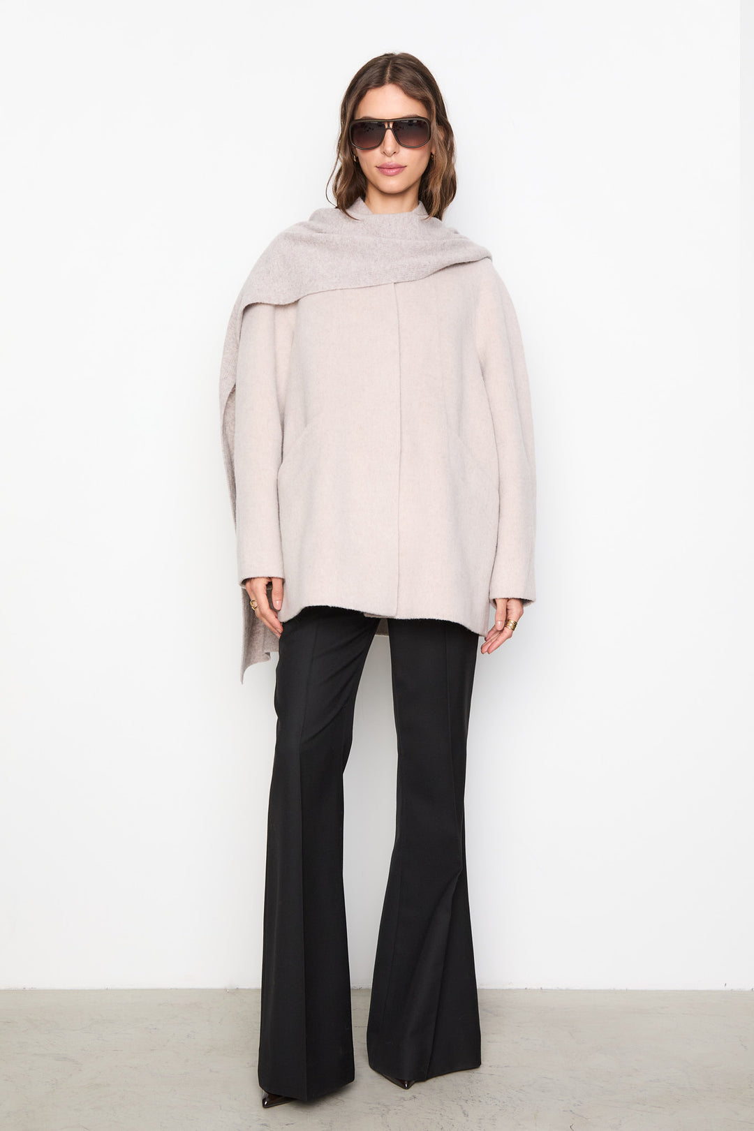 Magaret Jacket  Greige Melange
