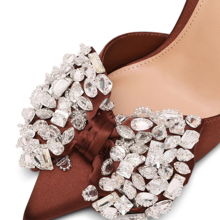 LOVIE  Brown Satin