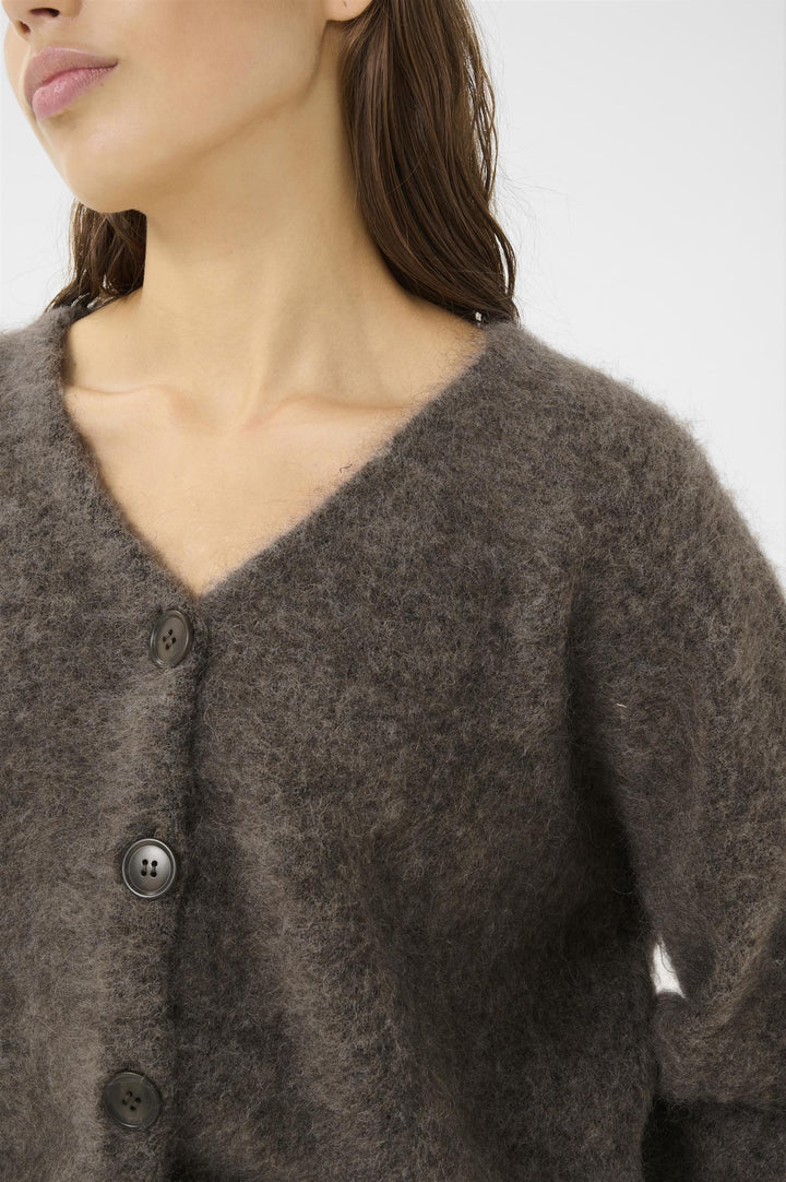 debbie cardigan  Chestnut Melange