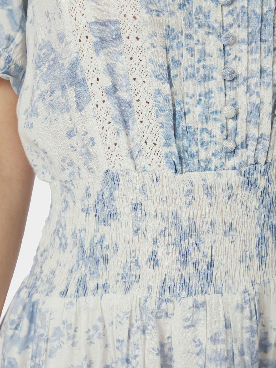 Constance Porcelain Dress  Light Blue