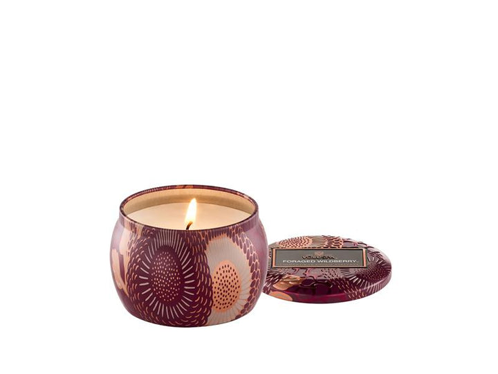 MINI TIN CANDLE 25t  Foraged Wildberry