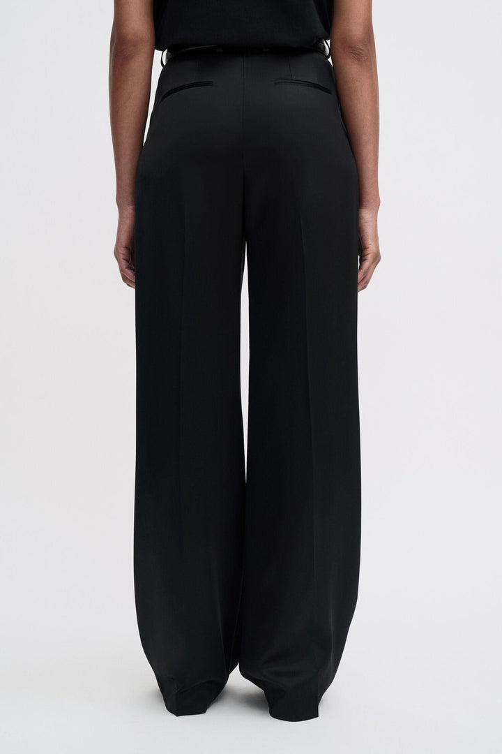 darcey satin trousers Black