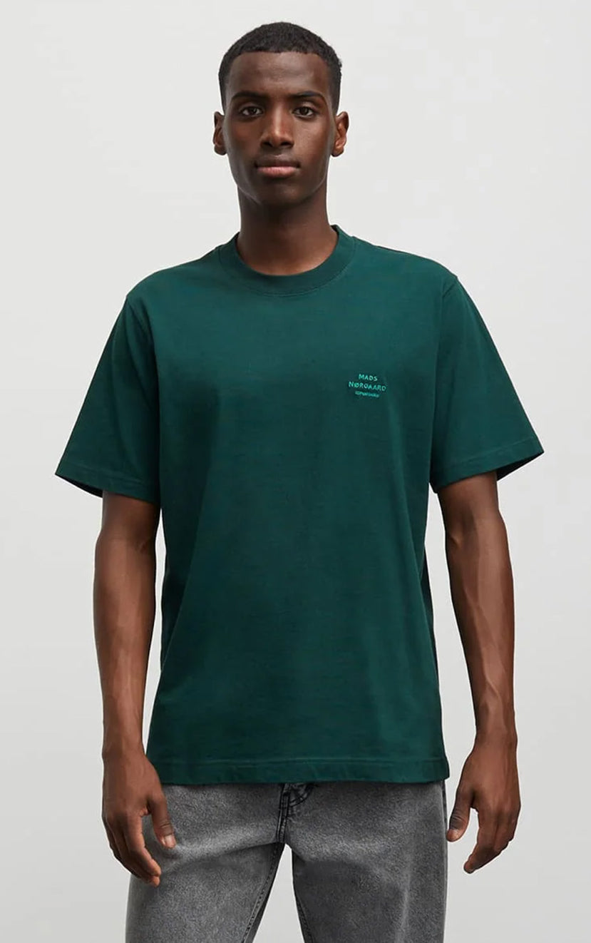 Cotton Jersey Frode Emb Logo Tee  Pine Grove