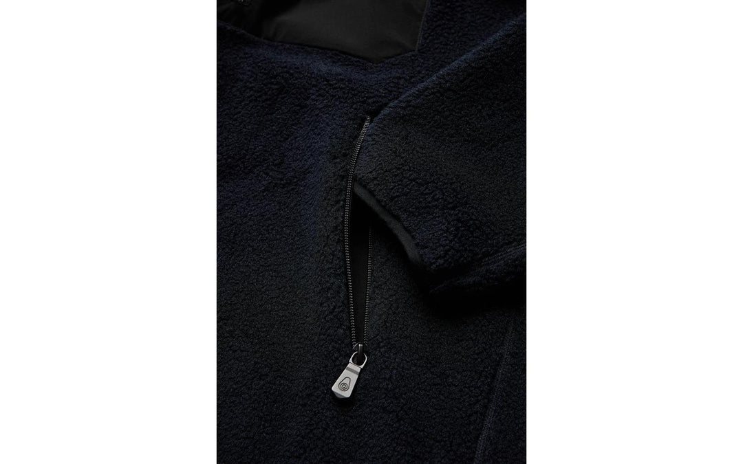 BOWMAN PILE ZIP JACKET  Dark Navy