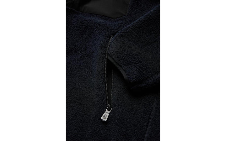 BOWMAN PILE ZIP JACKET  Dark Navy