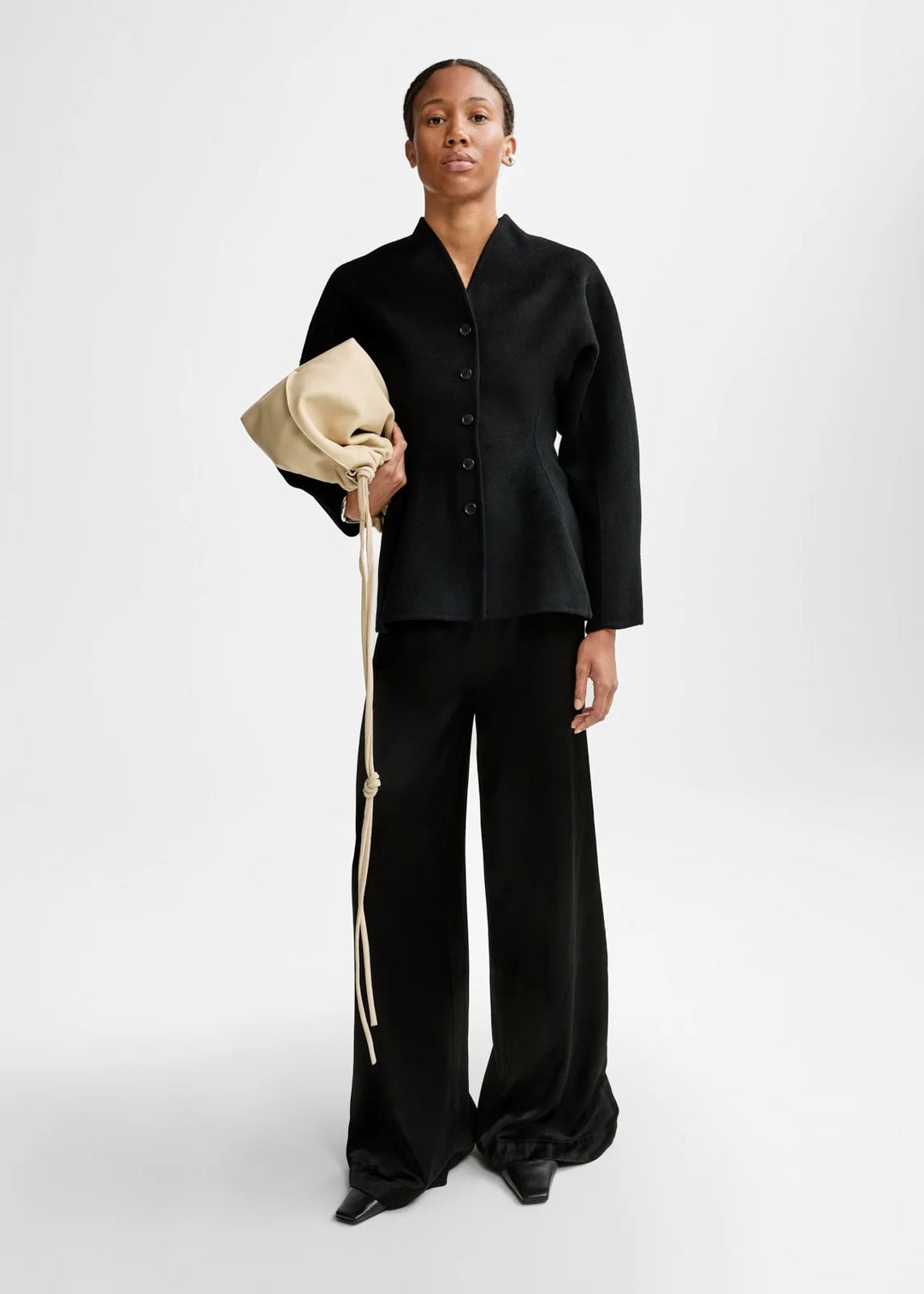 Nadina Wool Jacket  Black