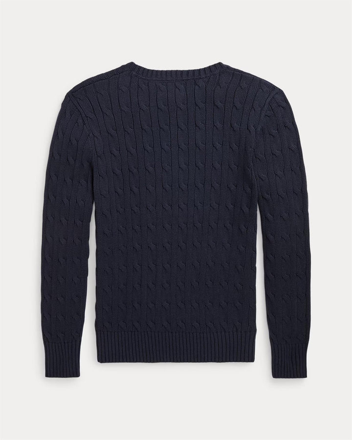 LS cable CN-Tops sweater  Navy