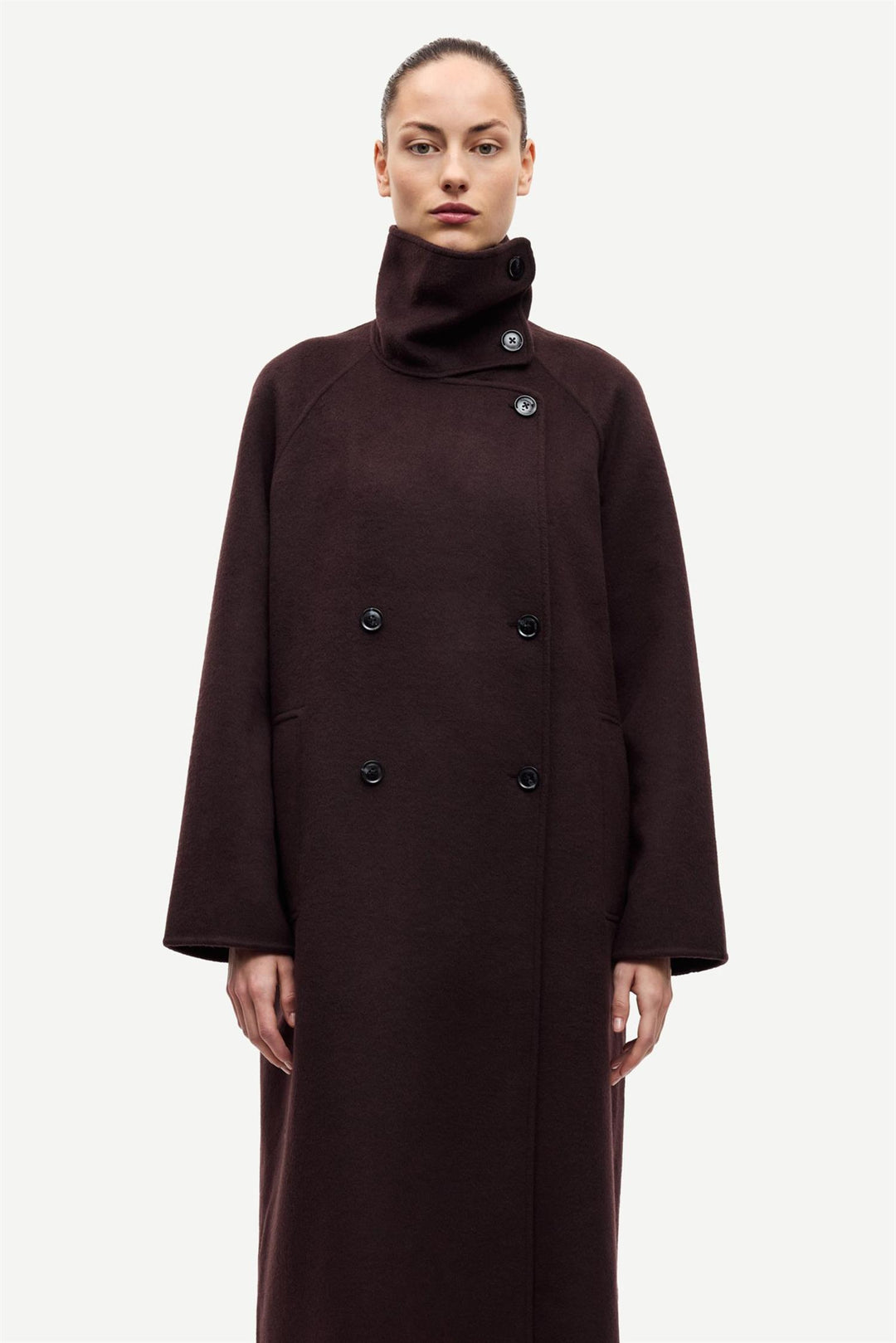 Sahanne Coat 15772  Black Coffee