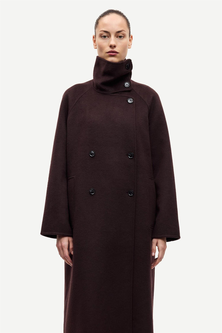 Sahanne Coat 15772  Black Coffee