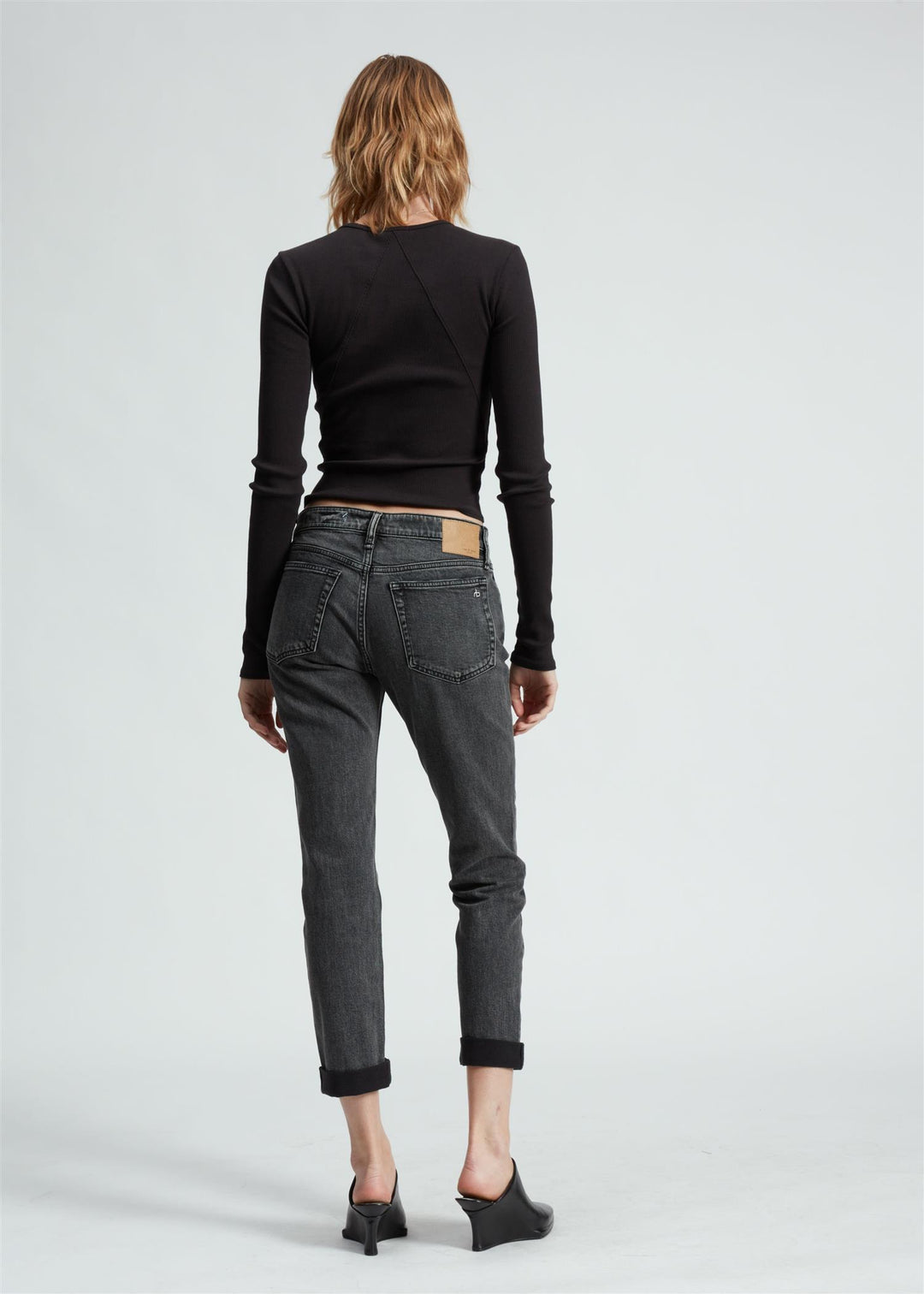 DRE LOW-RISE SLIM BOYFRIEND  Serephina