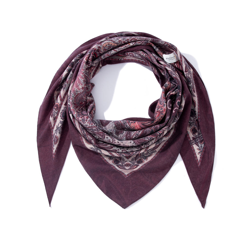 Peru Rag Bordeaux