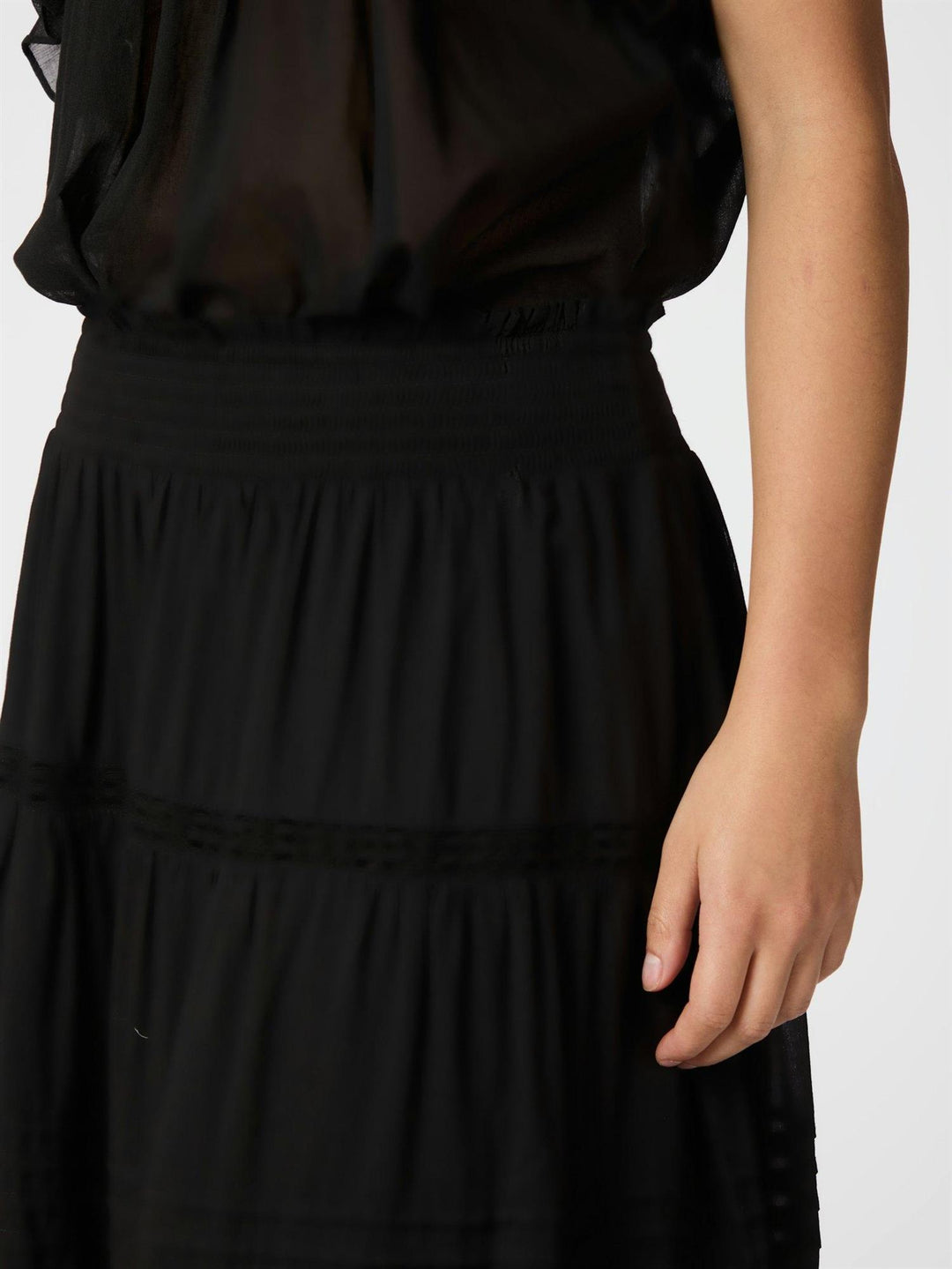 Felicia S Voile Skirt  Black
