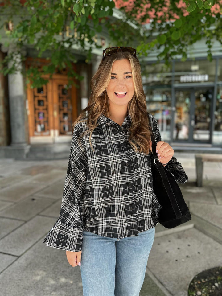 ATARI SHIRT  Black Check