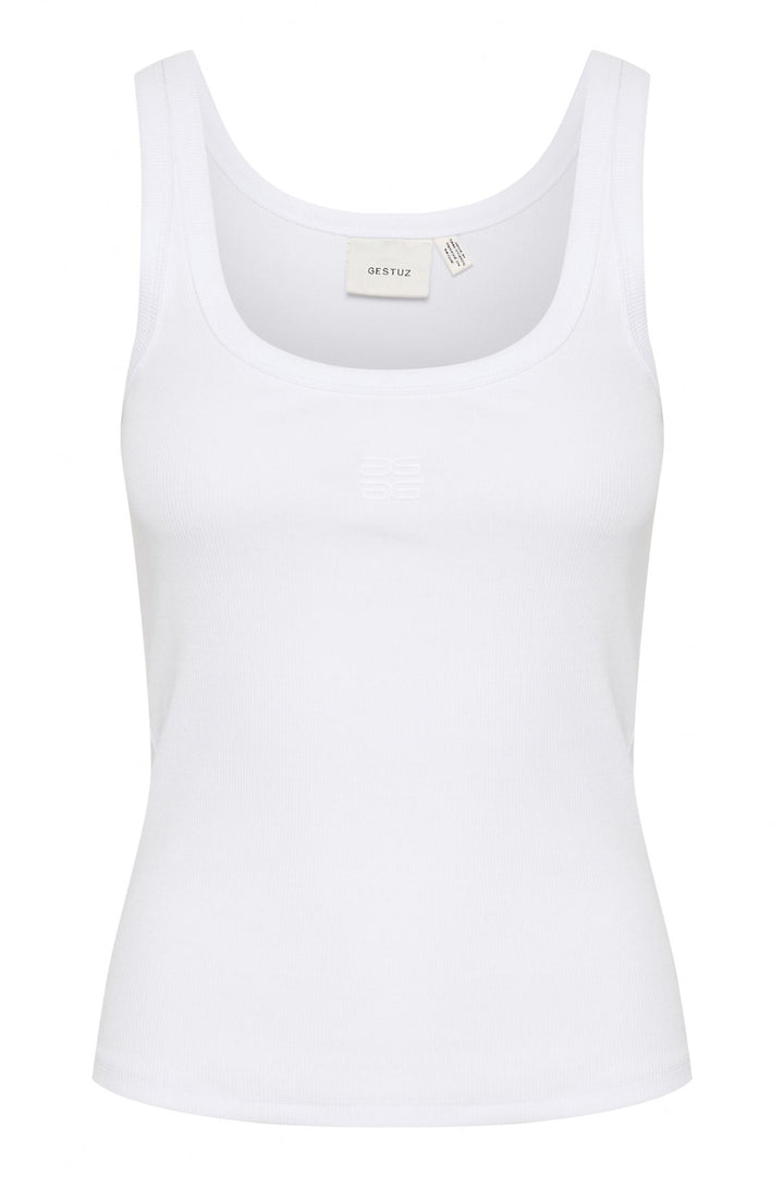 Drew Logo Top 2.0  Bright White