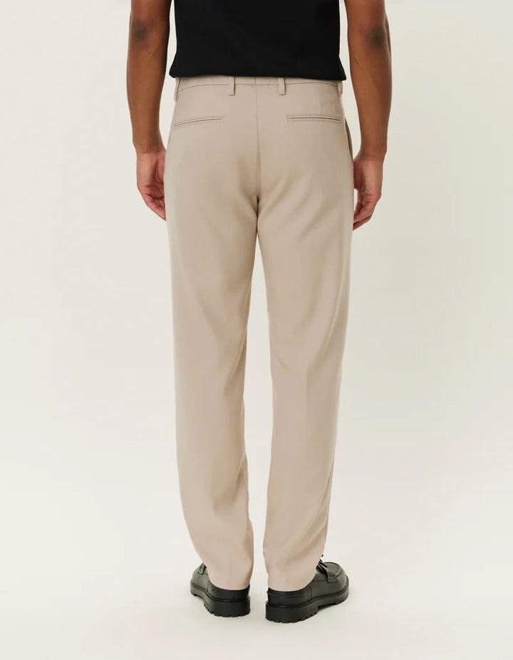 Como Reg Herringbone Suit Pants  Dark Sand/Light Sand