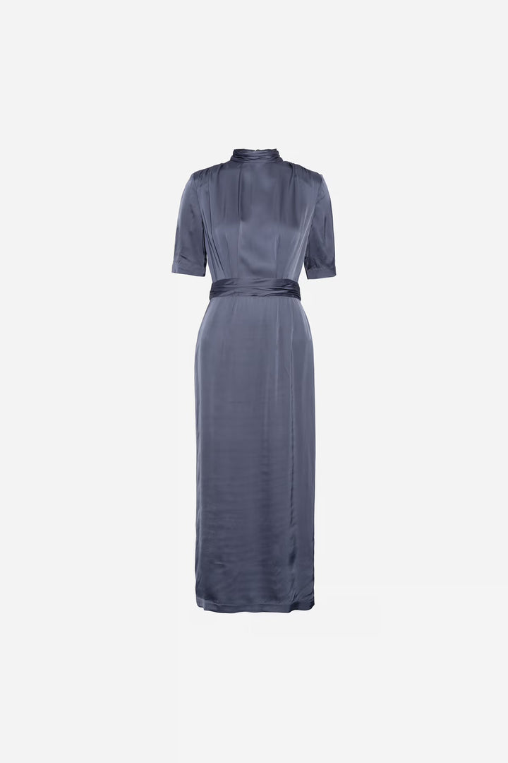 Beronia Dress  Mid Blue