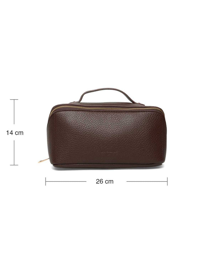 RBMunich Cosmetic Case  Dark Chocolate Gold