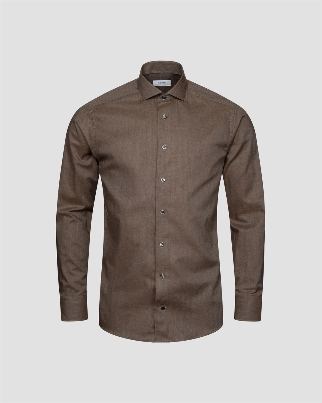 Herringbone Wrinkel free Slim fit  Dark Brown