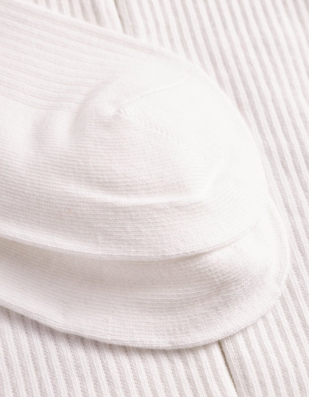 Les Deux Vertigo Rib Socks KIDS  White
