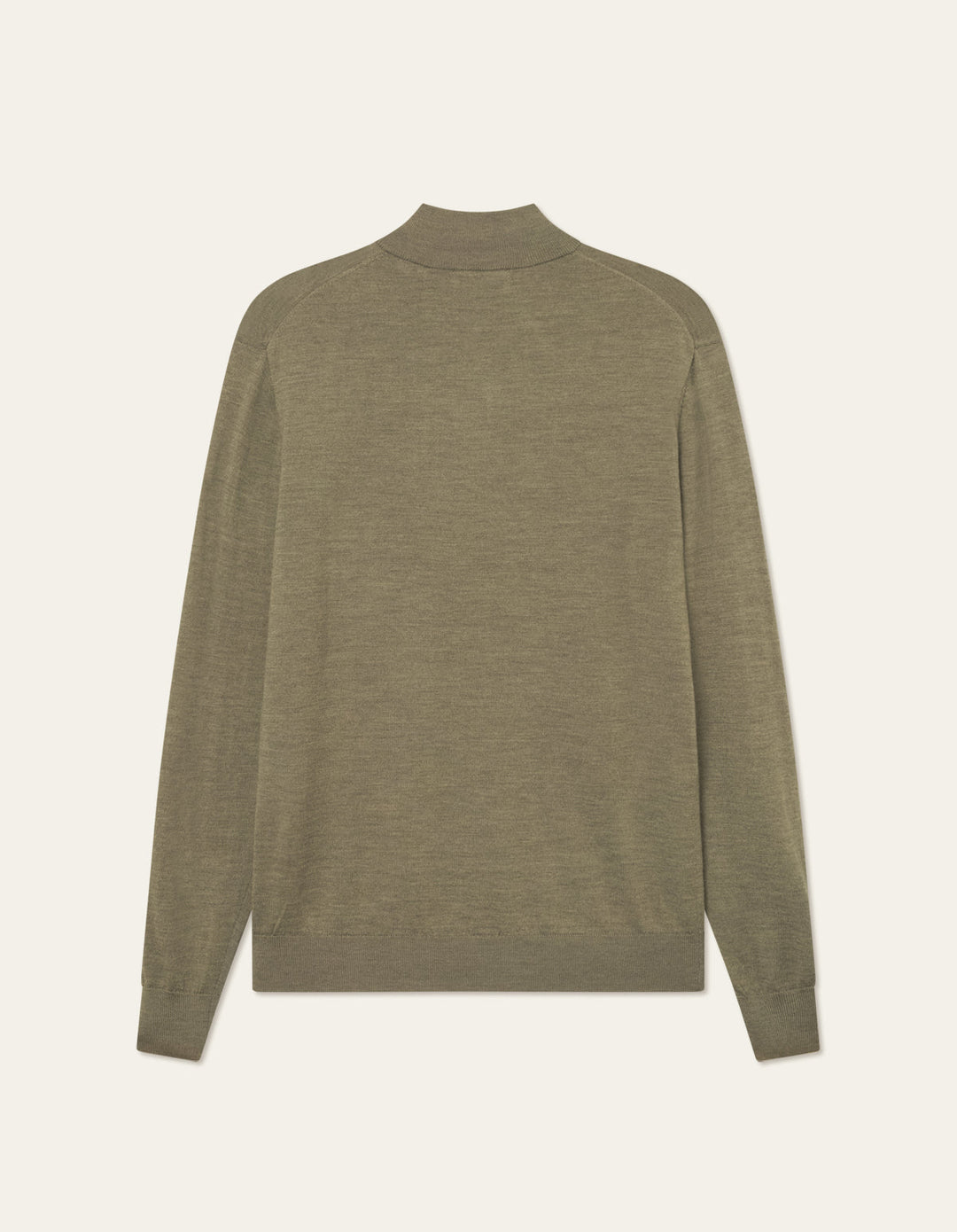 Grayson Half-Zip Merino knit  Olive Green