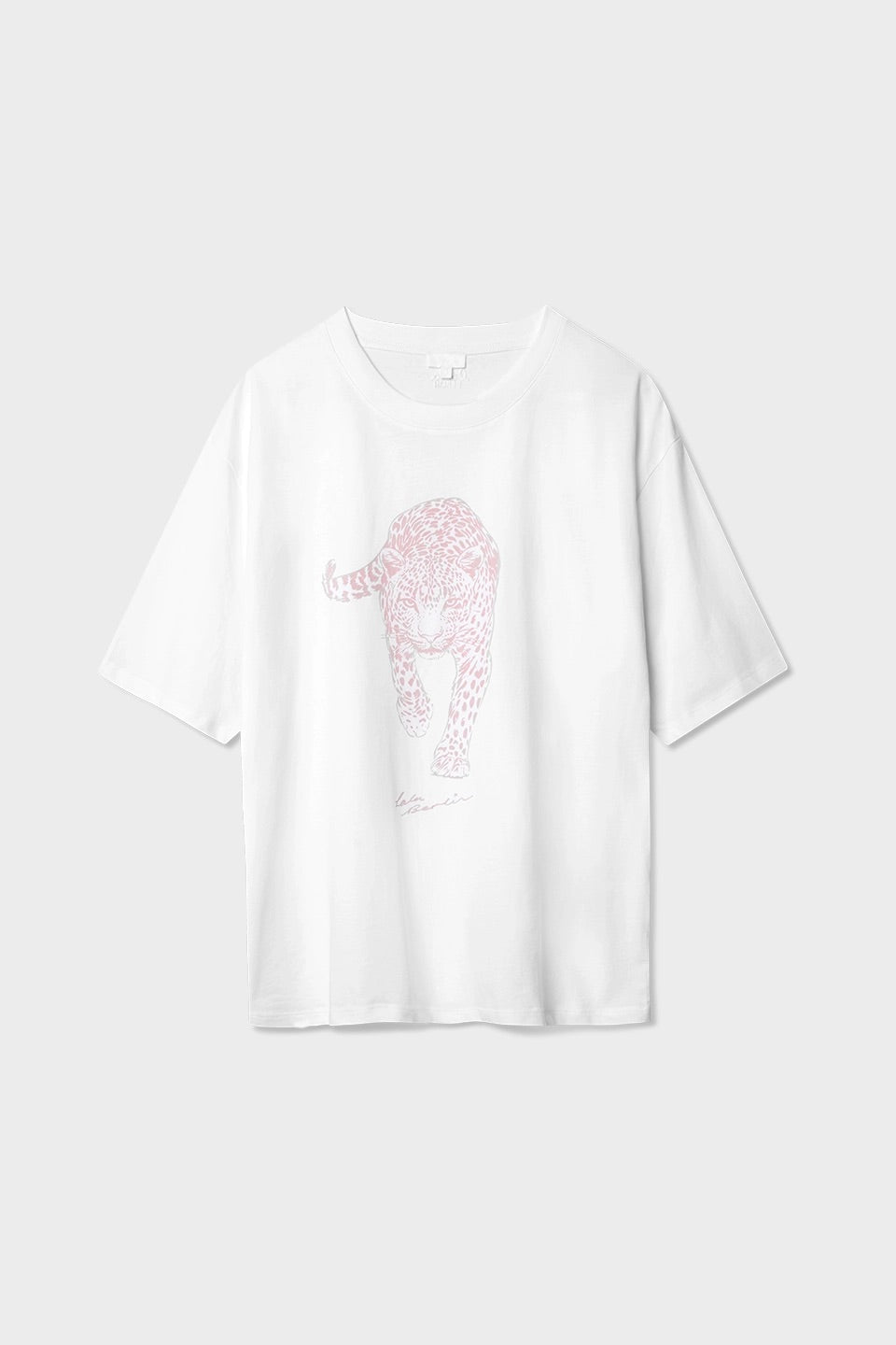 T-Shirt Tegan  White Rose Leopard