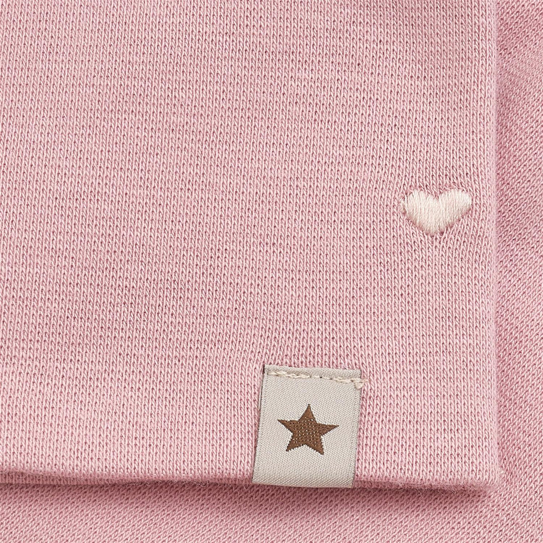 Beanie Rib Embroidery  Pale Mauve