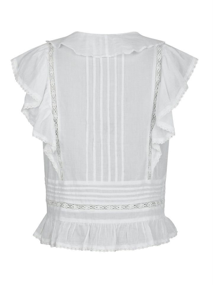 NETALI S VOILE TOP  White