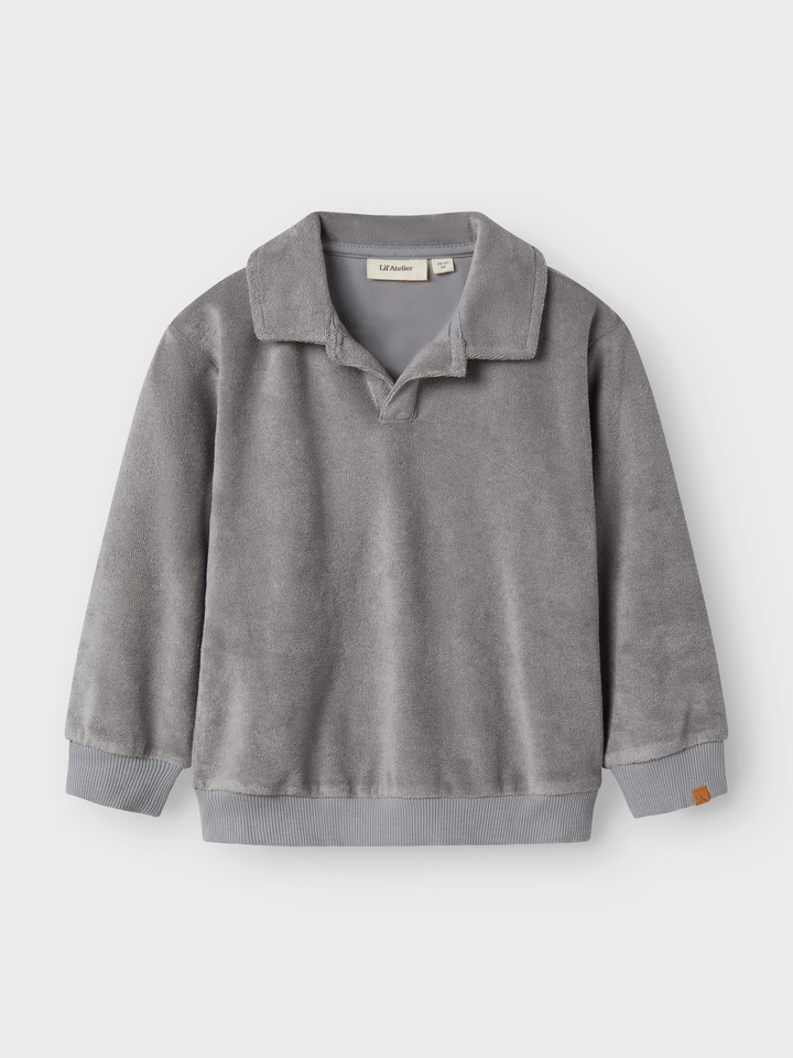 NMMLAMIK LS LOOSE SWEAT LIL  Mellomgrå
