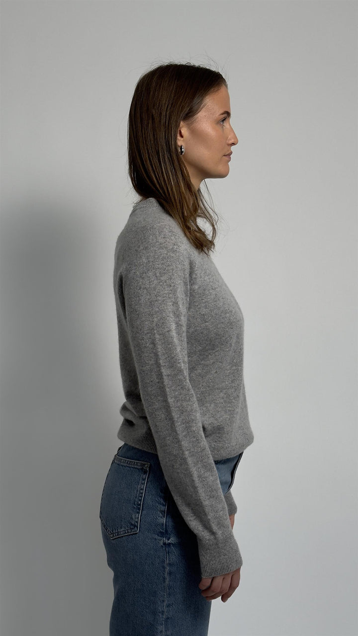 Boston o-neck  Grey Mel.