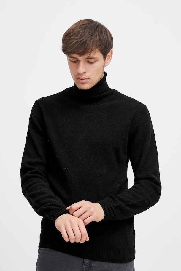 KARL ROLL NECK  Anthrasite Black