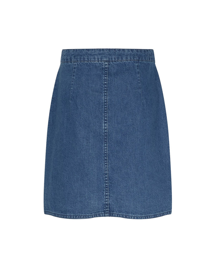 MSCHElena HW Skirt  Mid Blue Wash