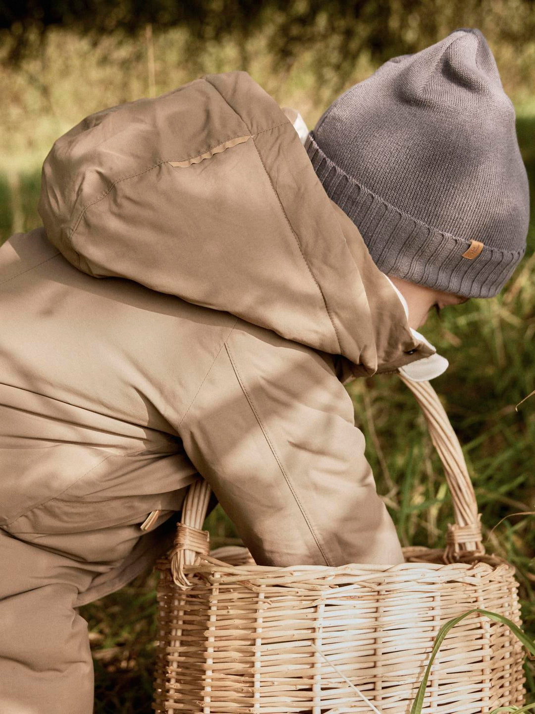 NMNLASTORM12 SNOWSUIT 1FO LIL  Mørkebrun