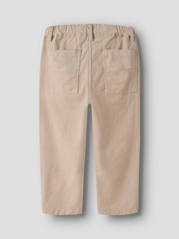 SOMBA SAN LOOSE CORD PANT Lysegrå