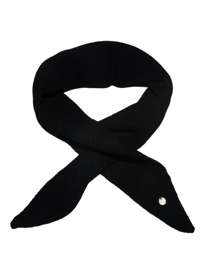 Skjerf triangel m/knyting 26*85  Black