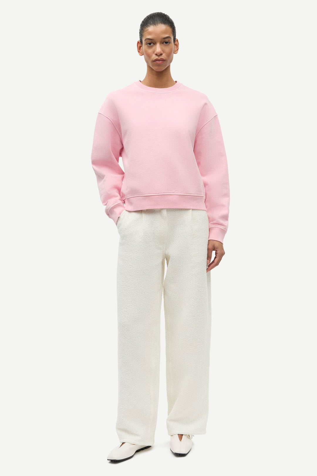 Savan Sweat 15697  Bleached Mauve Pigment
