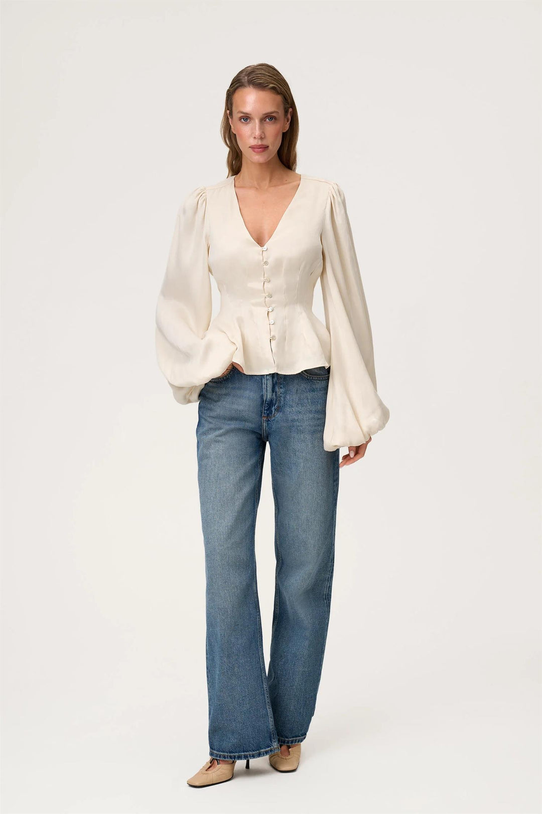 PALENA BLOUSE  Ivory
