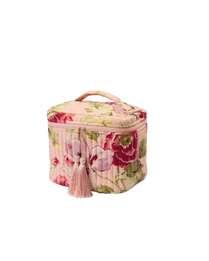 Beauty Bag Linen  Poppy Field