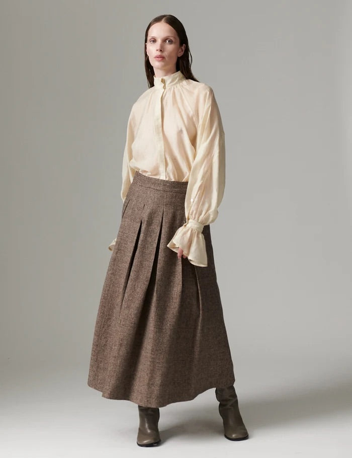 DAYChai  Brown Check